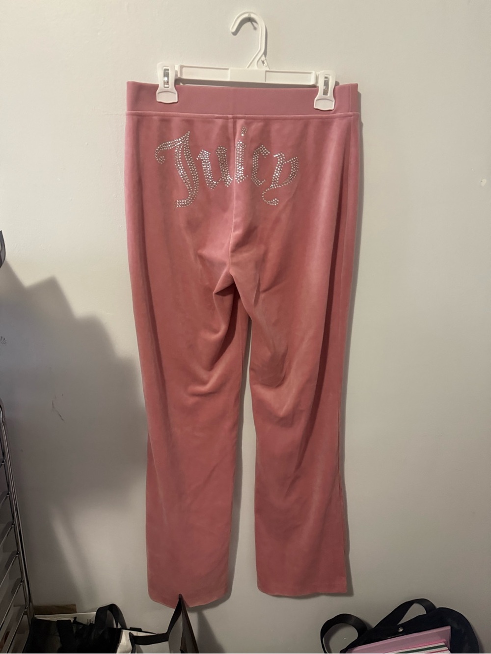 Juicy Couture Women’s Pink Velour Track Pants